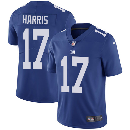 Nike Giants #17 Dwayne Harris Royal Blue Team Color Men's Stitched NFL Vapor Untouchable Limited Jersey